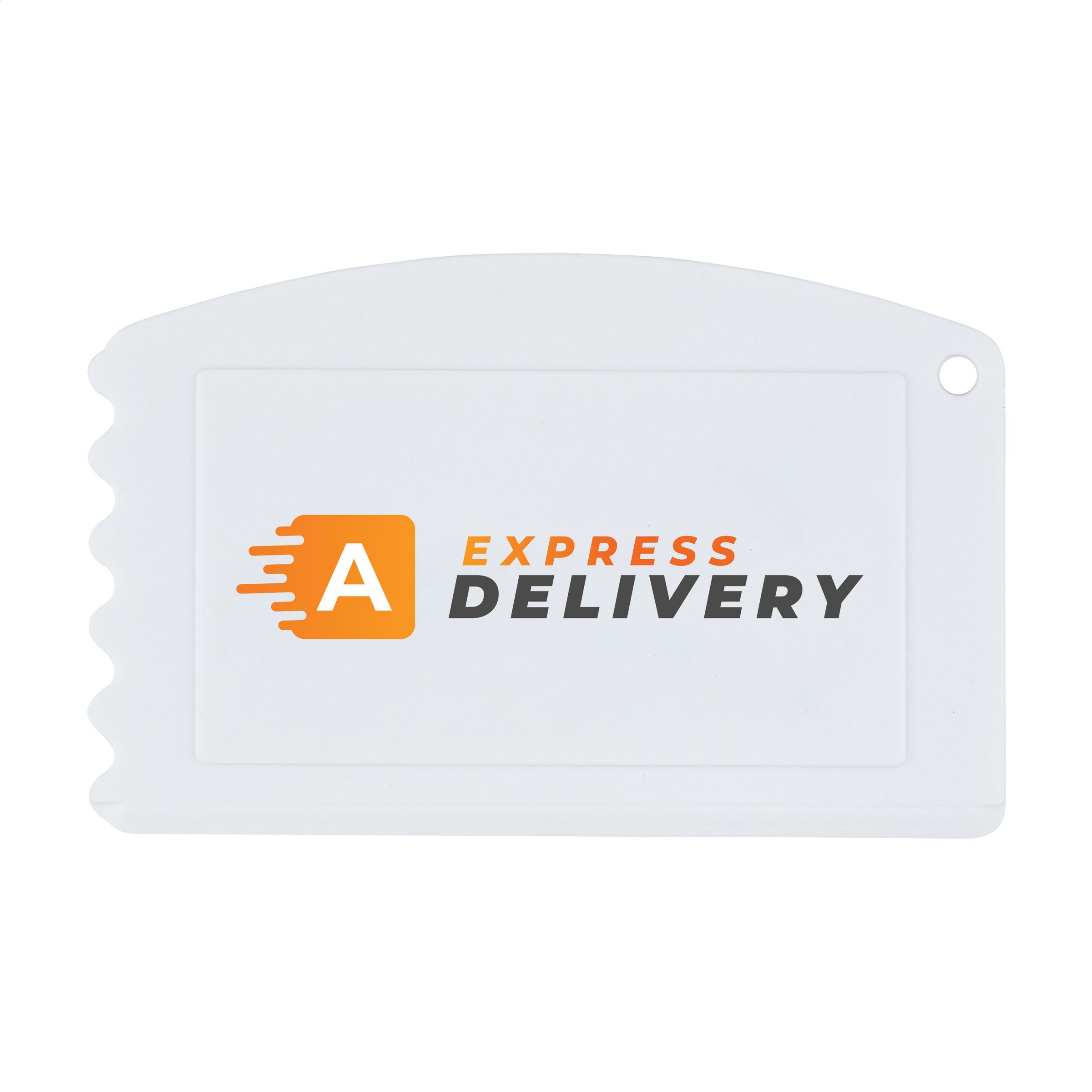 Raspador de hielo del tamaño de una tarjeta de crédito hecho de plástico reciclado - Lalueza