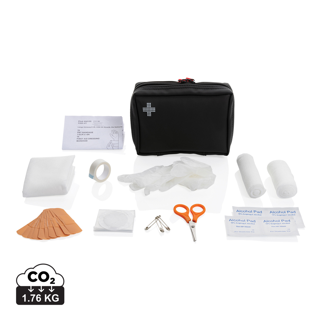Kit de Primeros Auxilios de Lujo en PU Nobuk Reciclado - Jaca