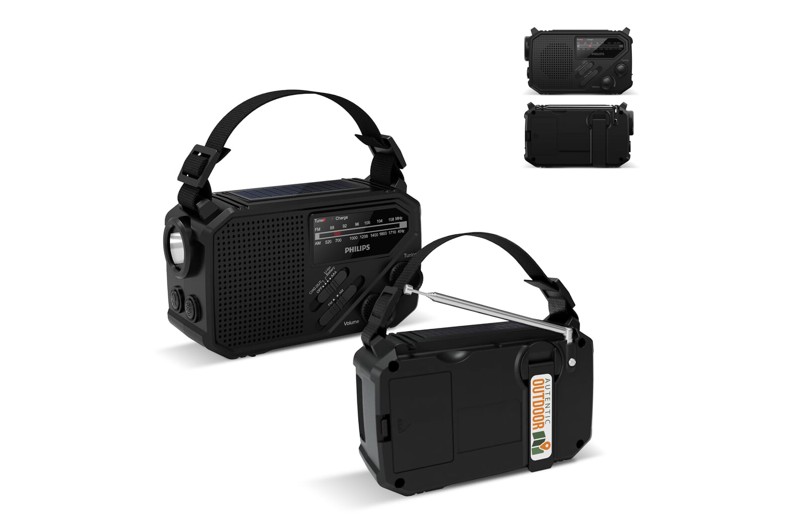 Radio de Emergencia Solar Philips - El Frago
