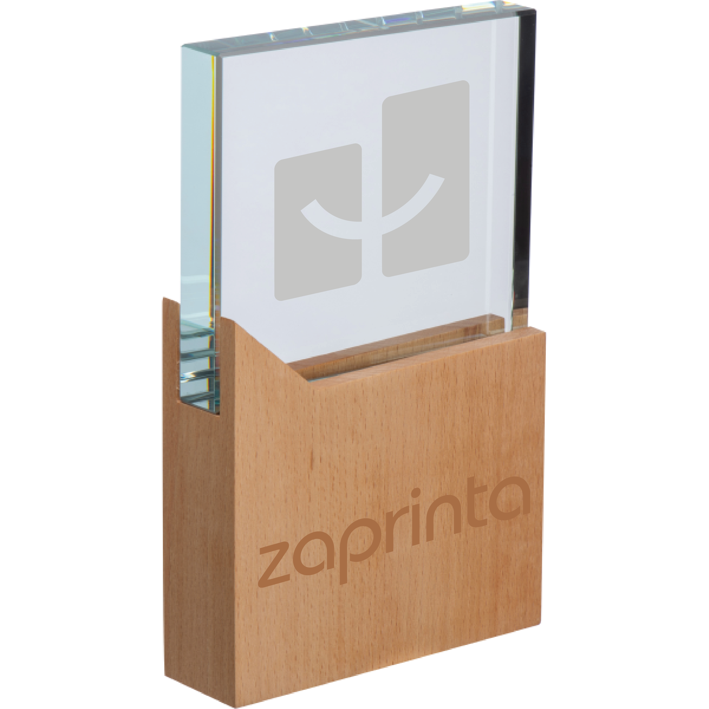 Trofeo con base de madera - Pradilla de Ebro