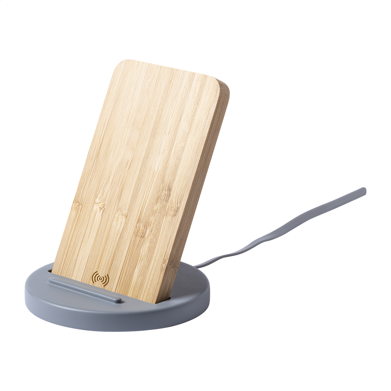 Soporte inalámbrico de bambú - Muro