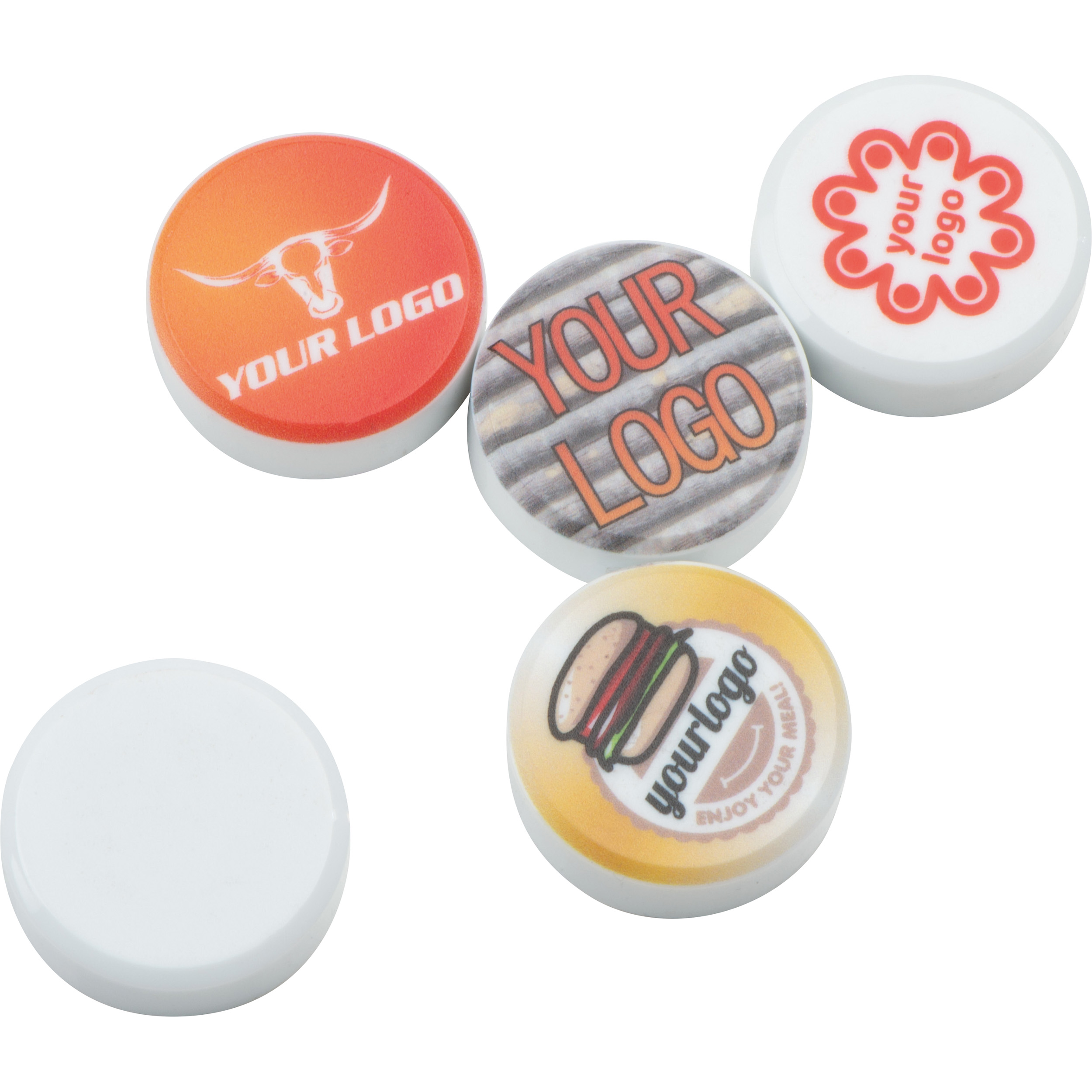 Imán de plástico que se puede imprimir - Huecas