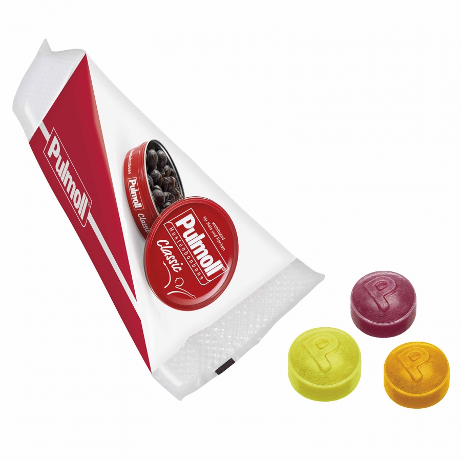 Bolsa de Triángulo Impresa con Pastillas para la Garganta - Noblejas