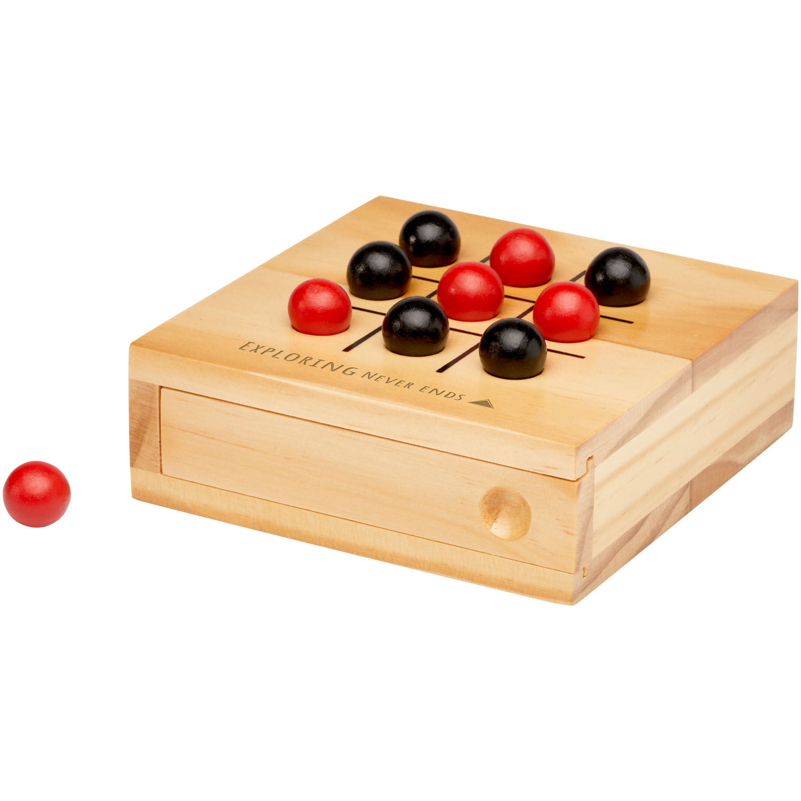 Juego de tres en raya de madera de pino - Villarta de San Juan
