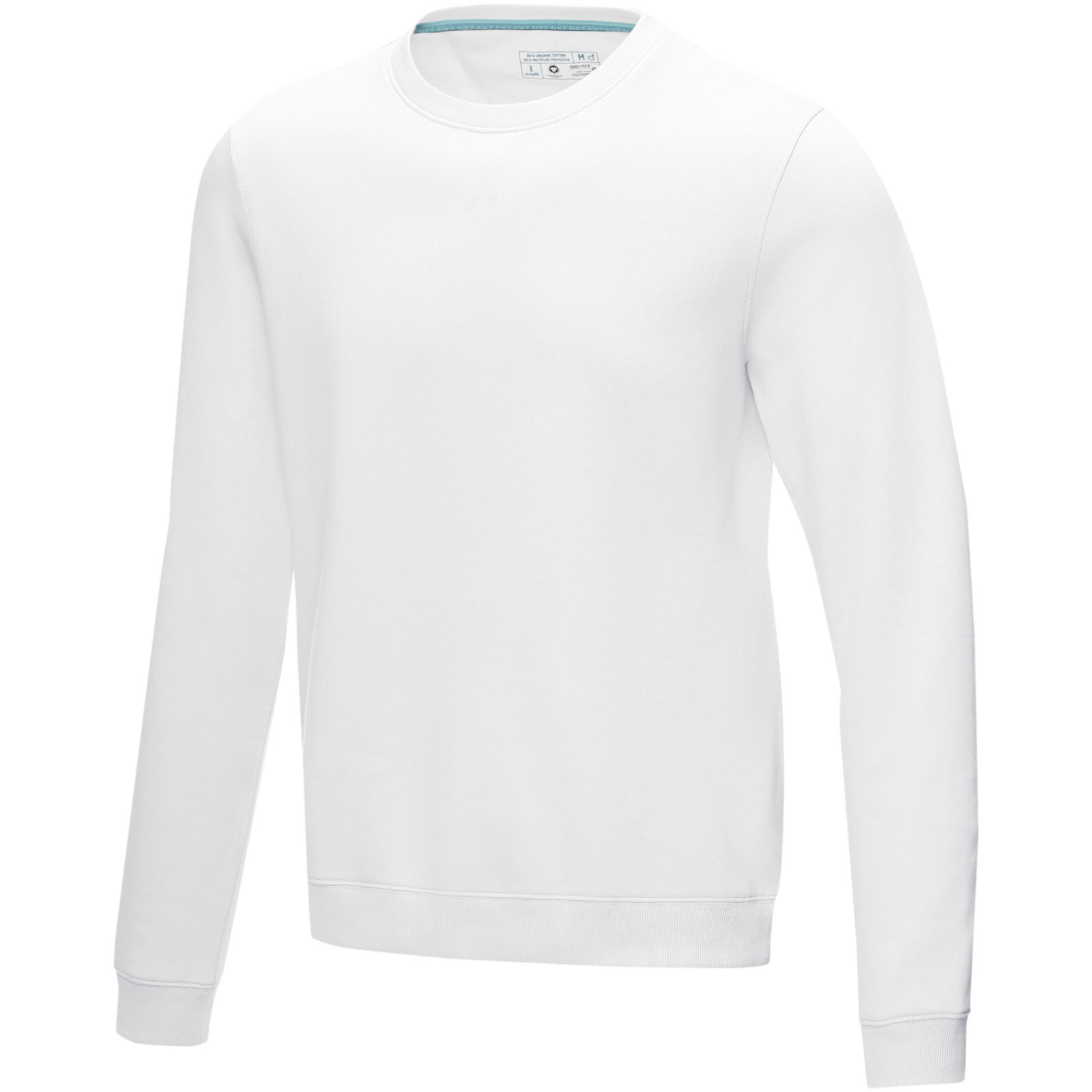 Sudadera orgánica reciclada con cuello redondo para hombres Jasper - Zambrana