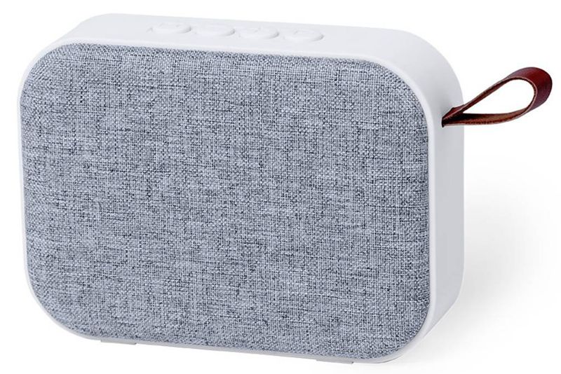 Altavoz Bluetooth Bicolor con Asa de Cuero PU - Cañas