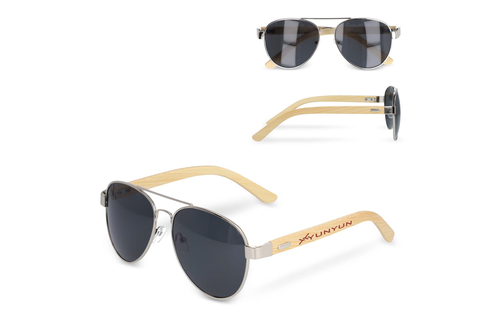 Gafas de sol aviador de bambú - Moià