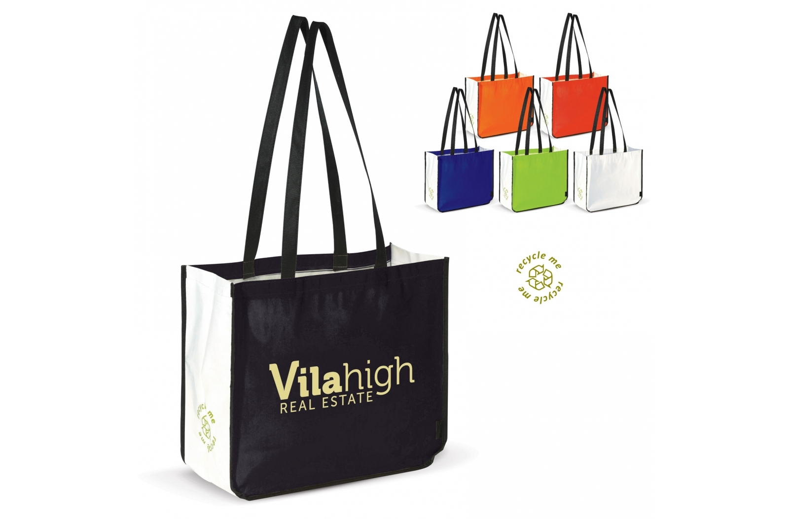 Bolsa de Compras Grande de Tela No Tejida Laminada - Cabañas de Yepes