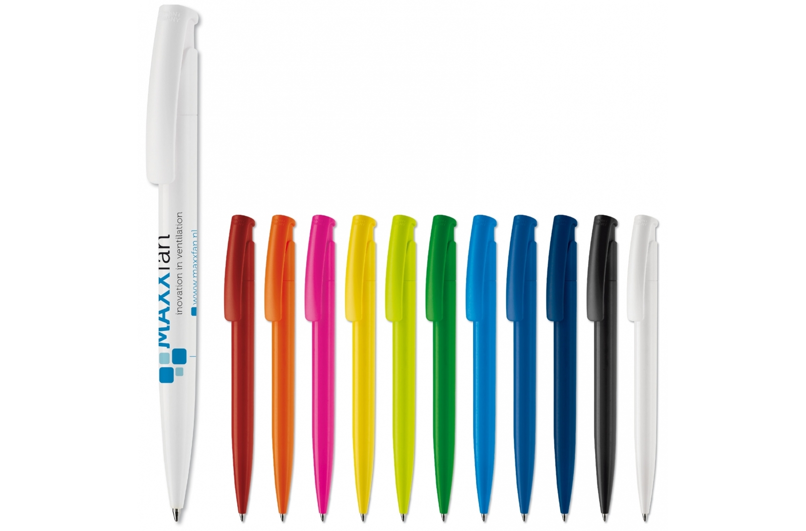 Bolígrafo de diseño alemán con recambio jumbo azul y acabado durocolor - Kastilien-La Mancha