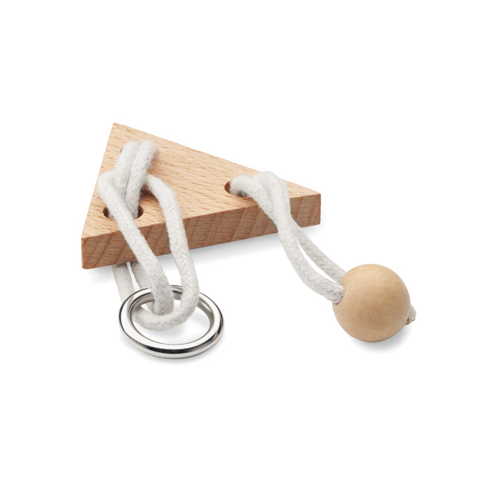 Rompecabezas triangular de madera de haya para reflejar el cerebro - Villabuena de Álava