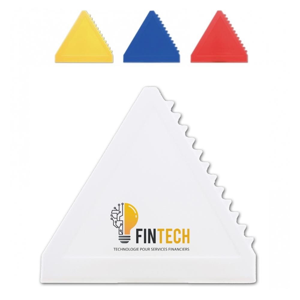 Rascador de hielo triangular