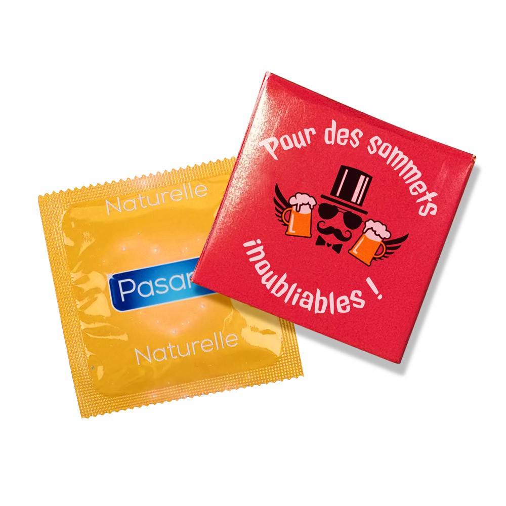 Preservativo  Pasante® con funda personalizada - PR04