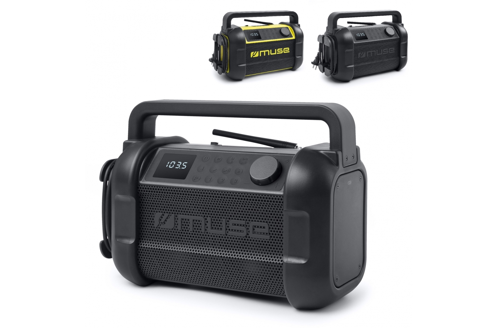 M-928 | Muse radio de trabajo con bluetooth 20W radio FM