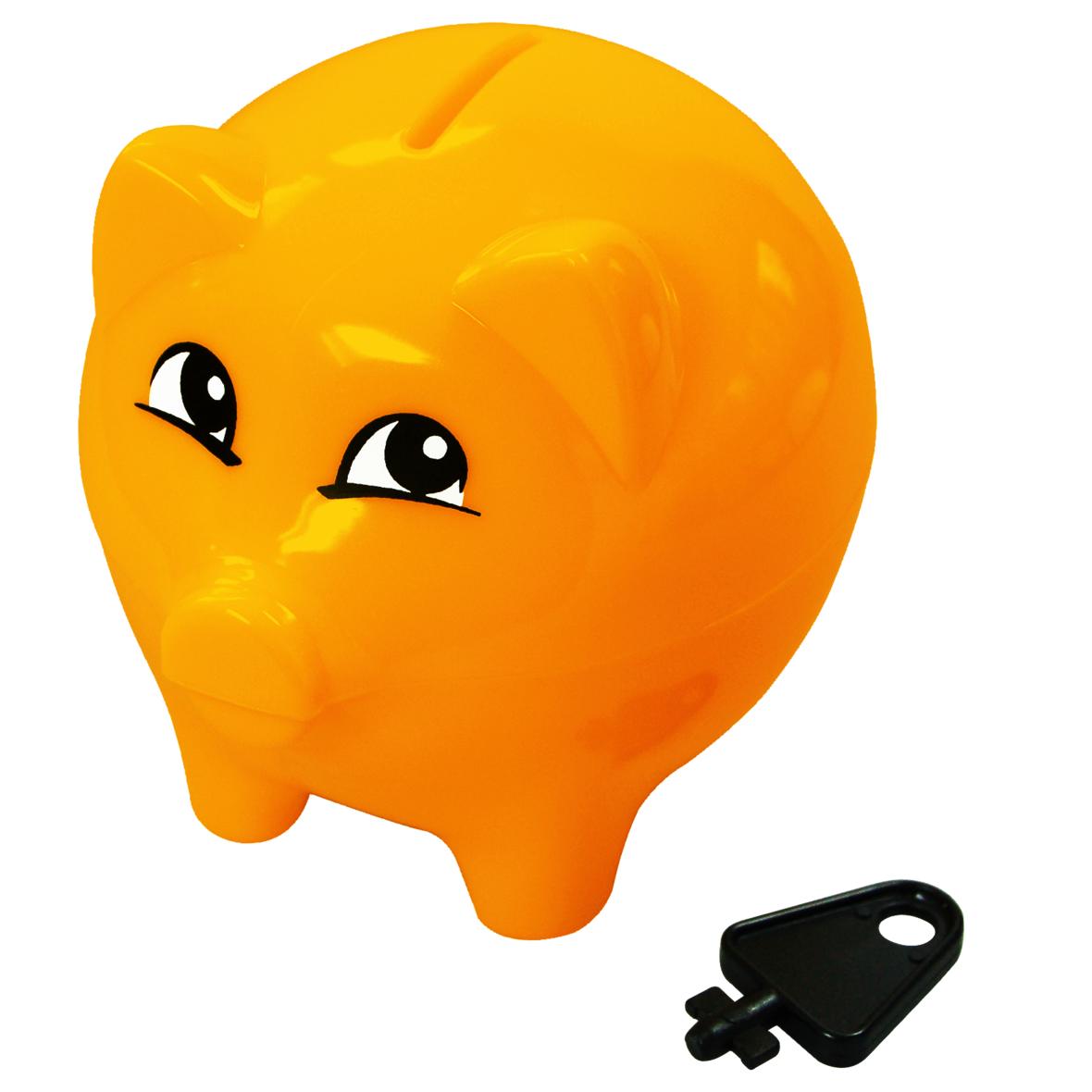 Hucha de Plástico Impresa con Llave a Juego - Ourense