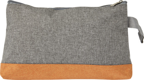 Bolsa de aseo con cremallera de lona de poliéster - Sant Joan de Vilatorrada