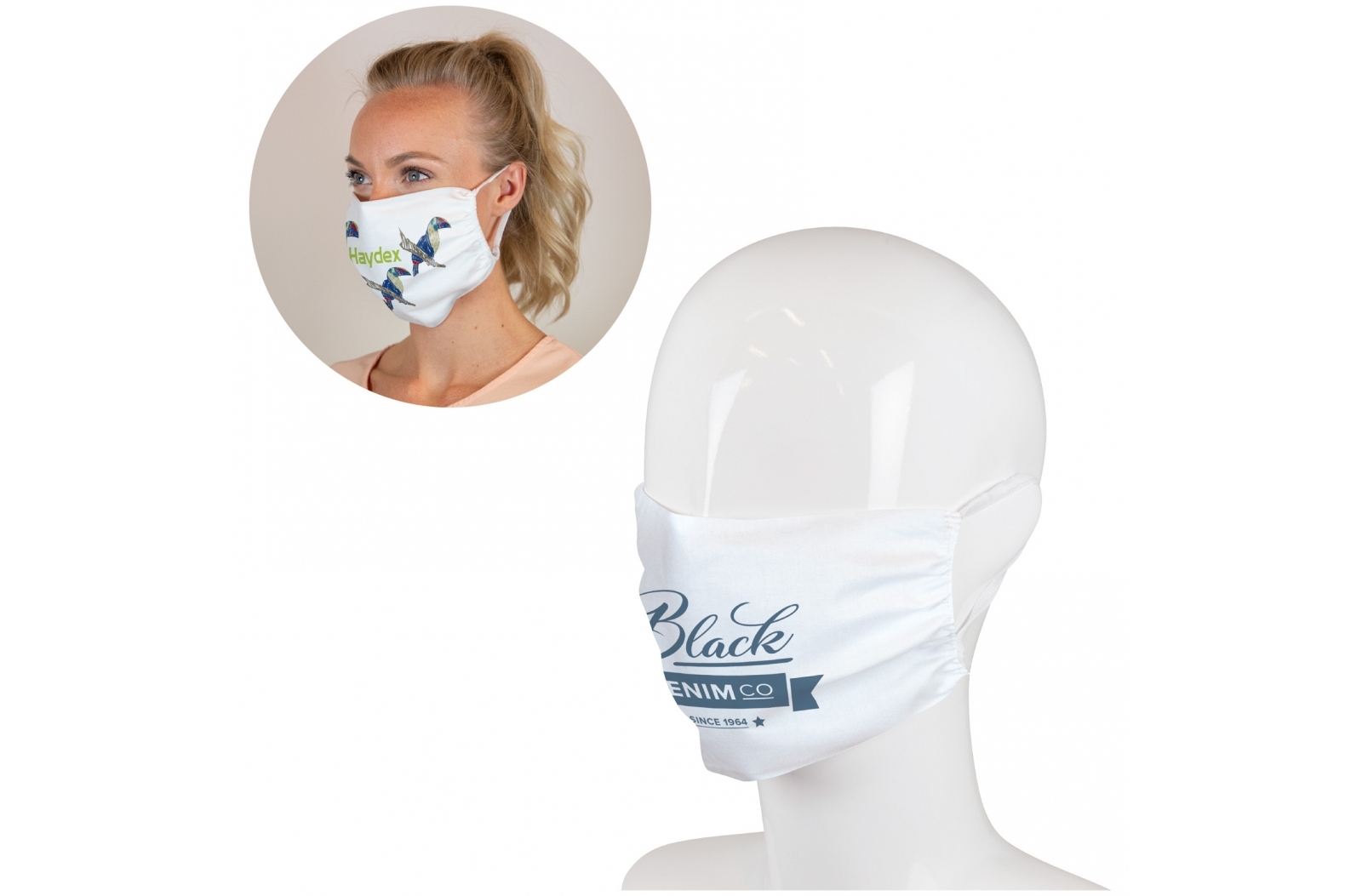 Mascarilla de Poliéster de Doble Capa Reutilizable - La Línea de la Concepción