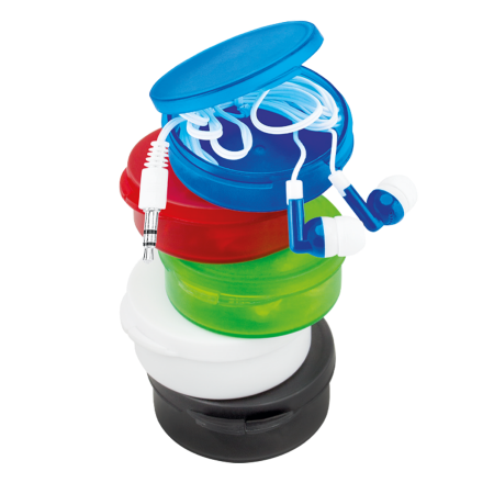 Auriculares en Caja Redonda de Plástico - Vilalba Sasserra