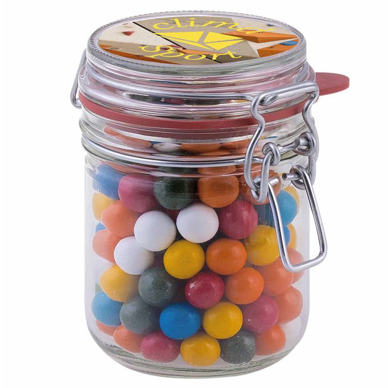 Frasco De Vidrio de 0.4 Litros con Cúpula a Todo Color o Pegatina - Plenas