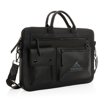 Bolsa para portátil de PU reciclado Swiss Peak GRS - Little Witley - Villatorres