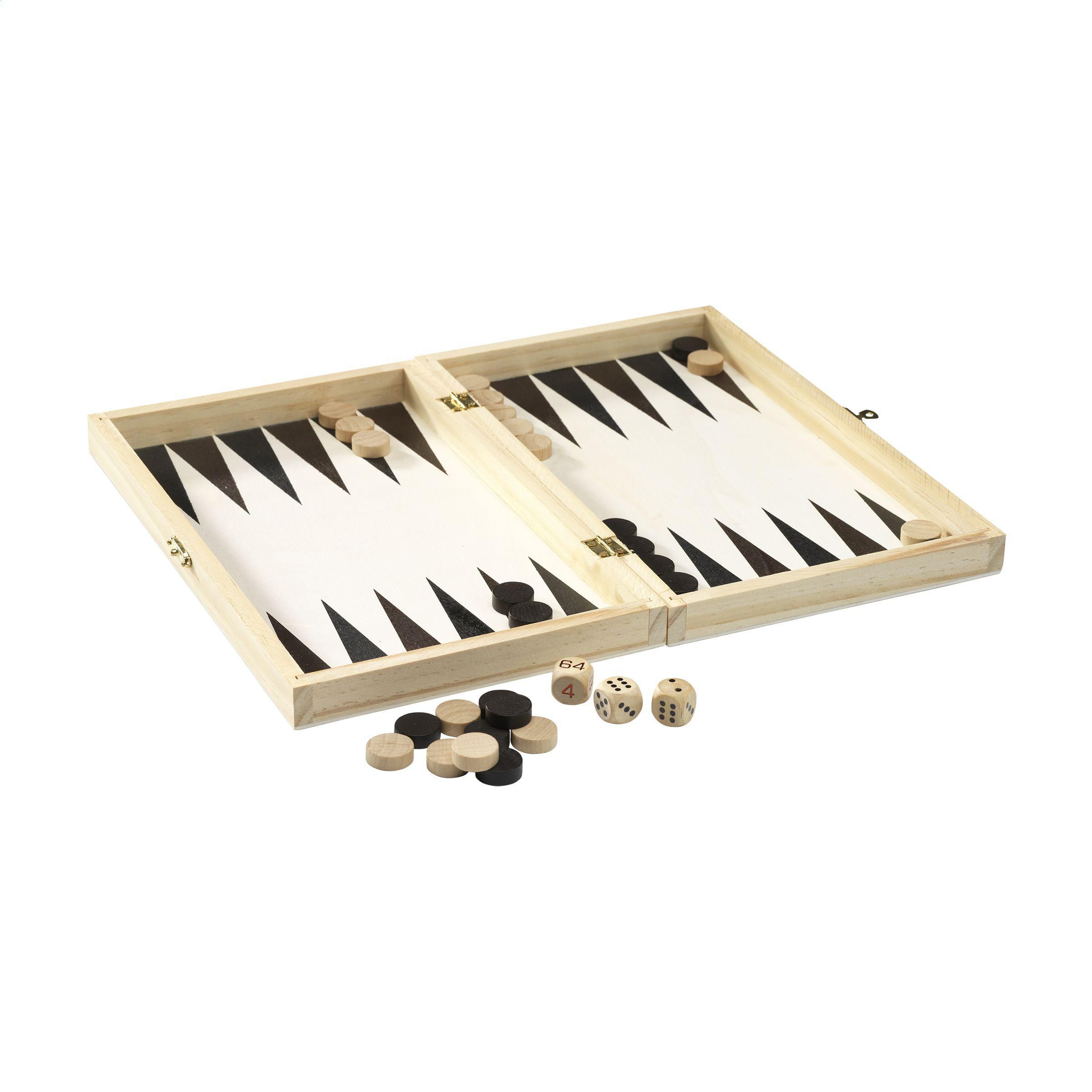 Caja de Juego de Backgammon de Madera - Premià de Mar