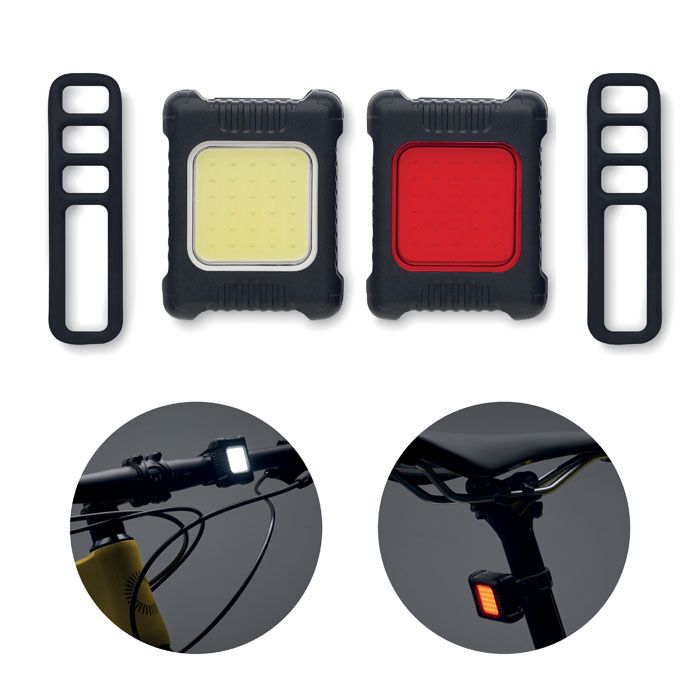 Juego de luces LED recargables para bicicleta - Marrupe