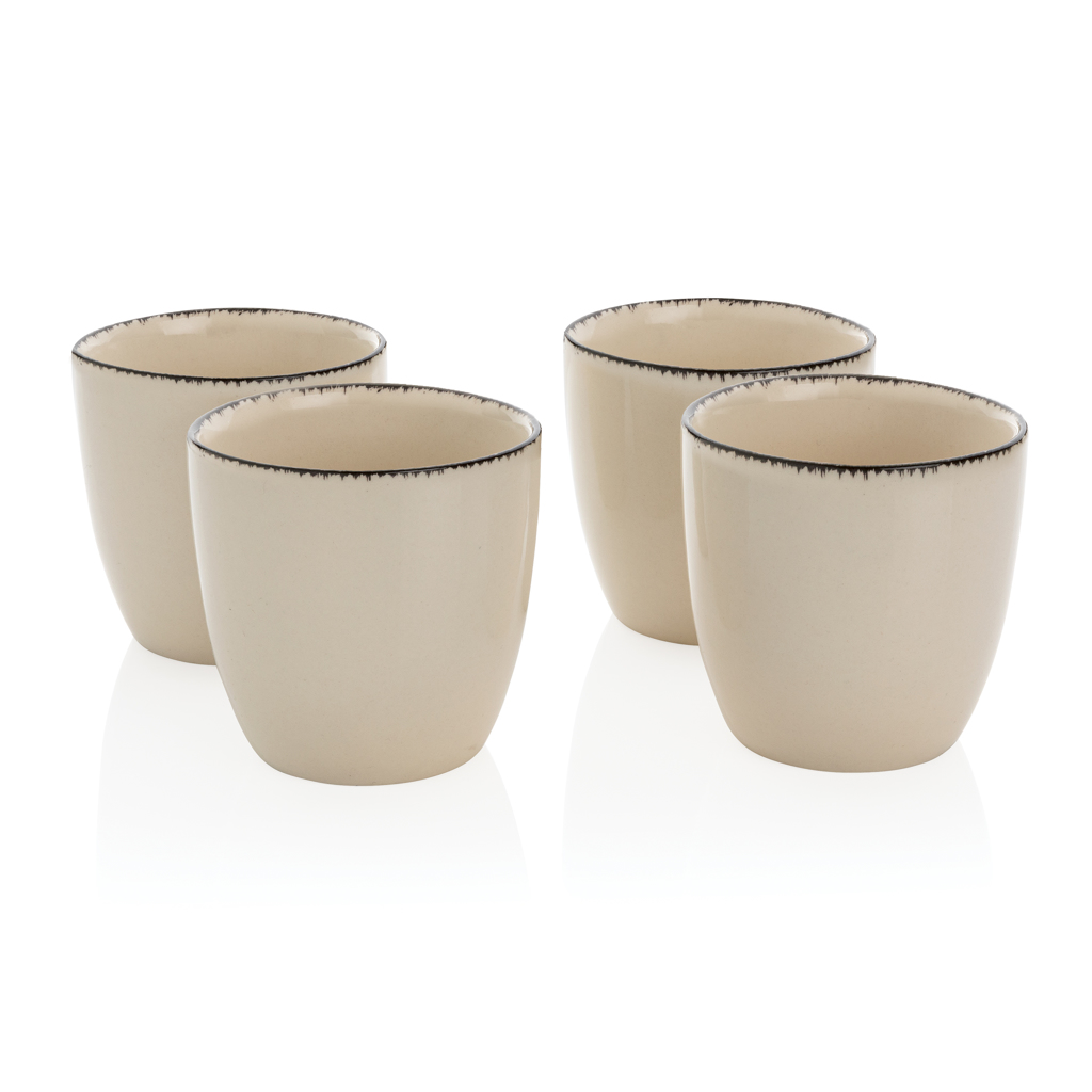 Conjunto de 4 piezas de cerámica para bebidas Ukiyo - Mañón