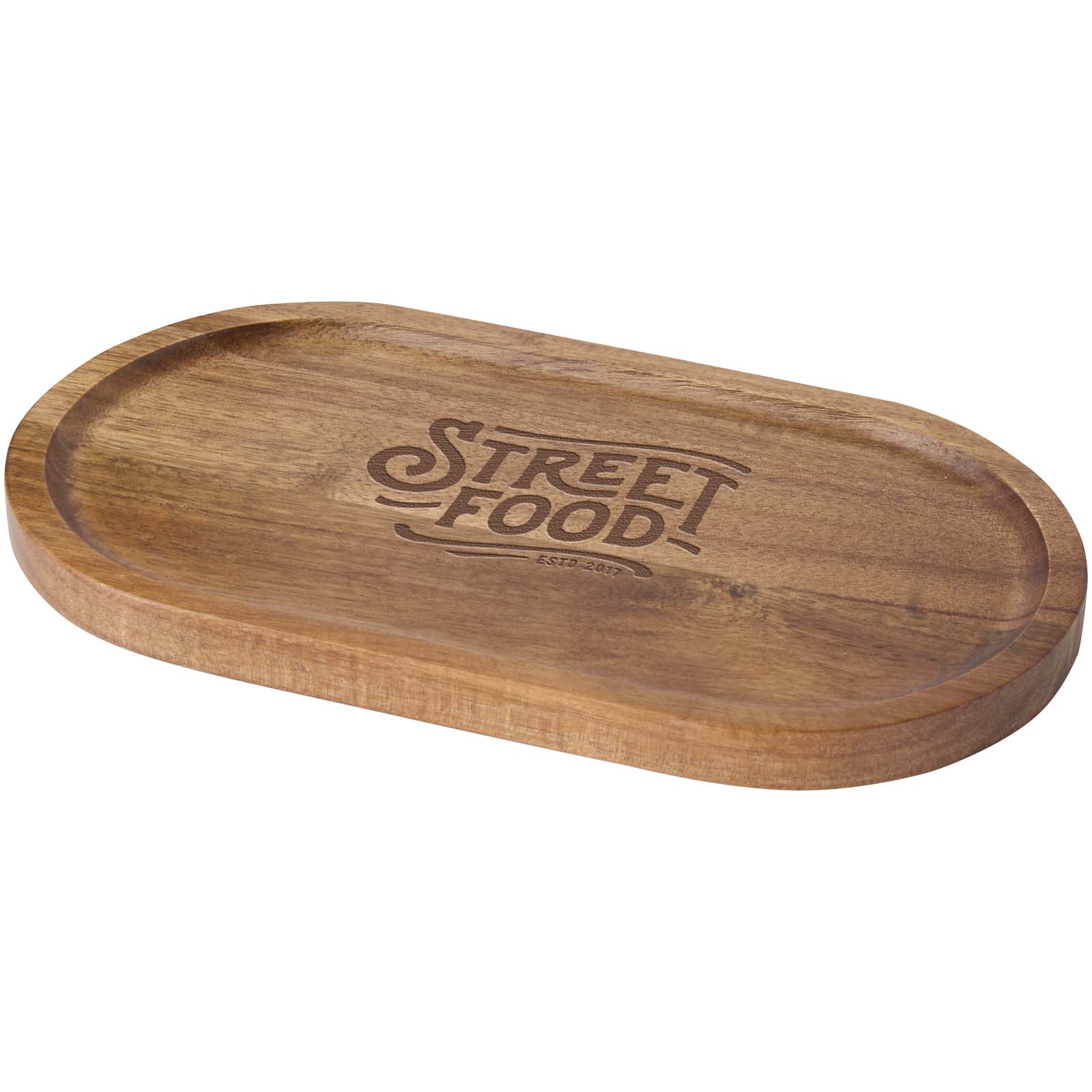 Bandeja de madera de acacia