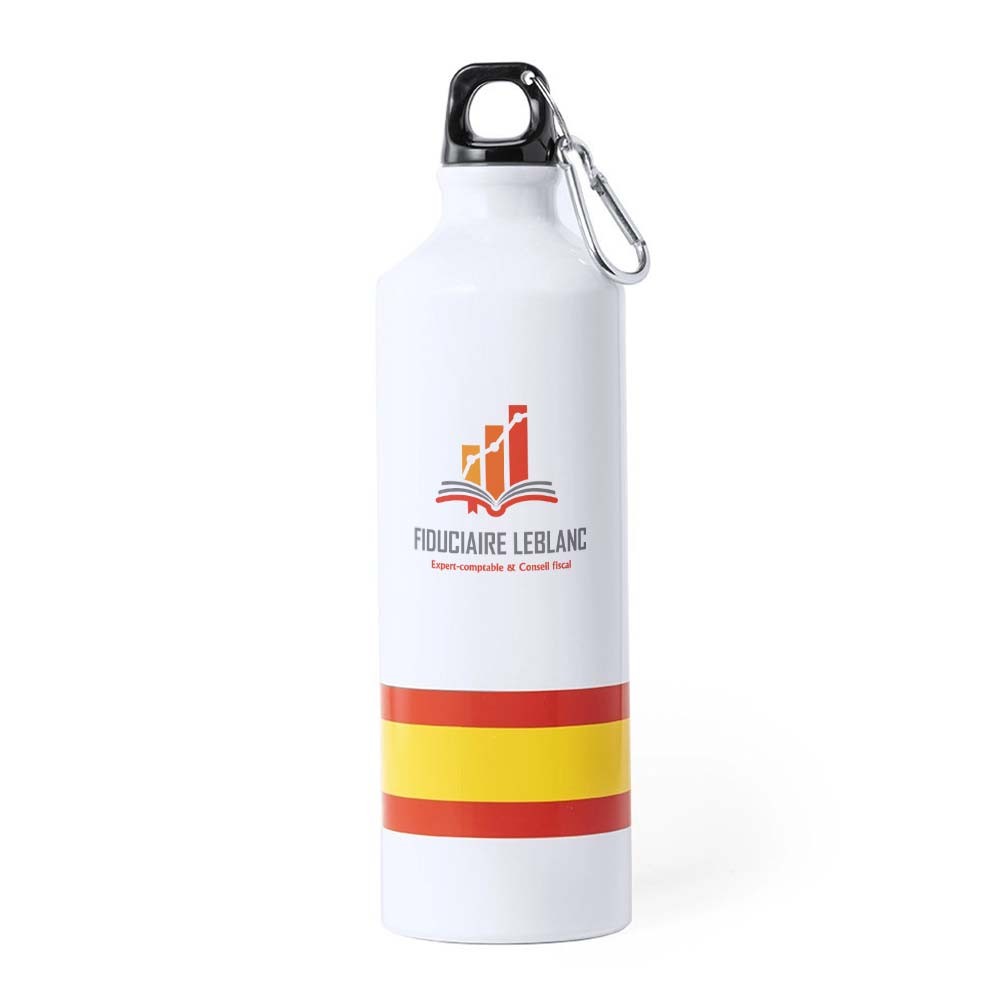 Botella de agua hecha de aluminio con diseño español - Villarroya de la Sierra
