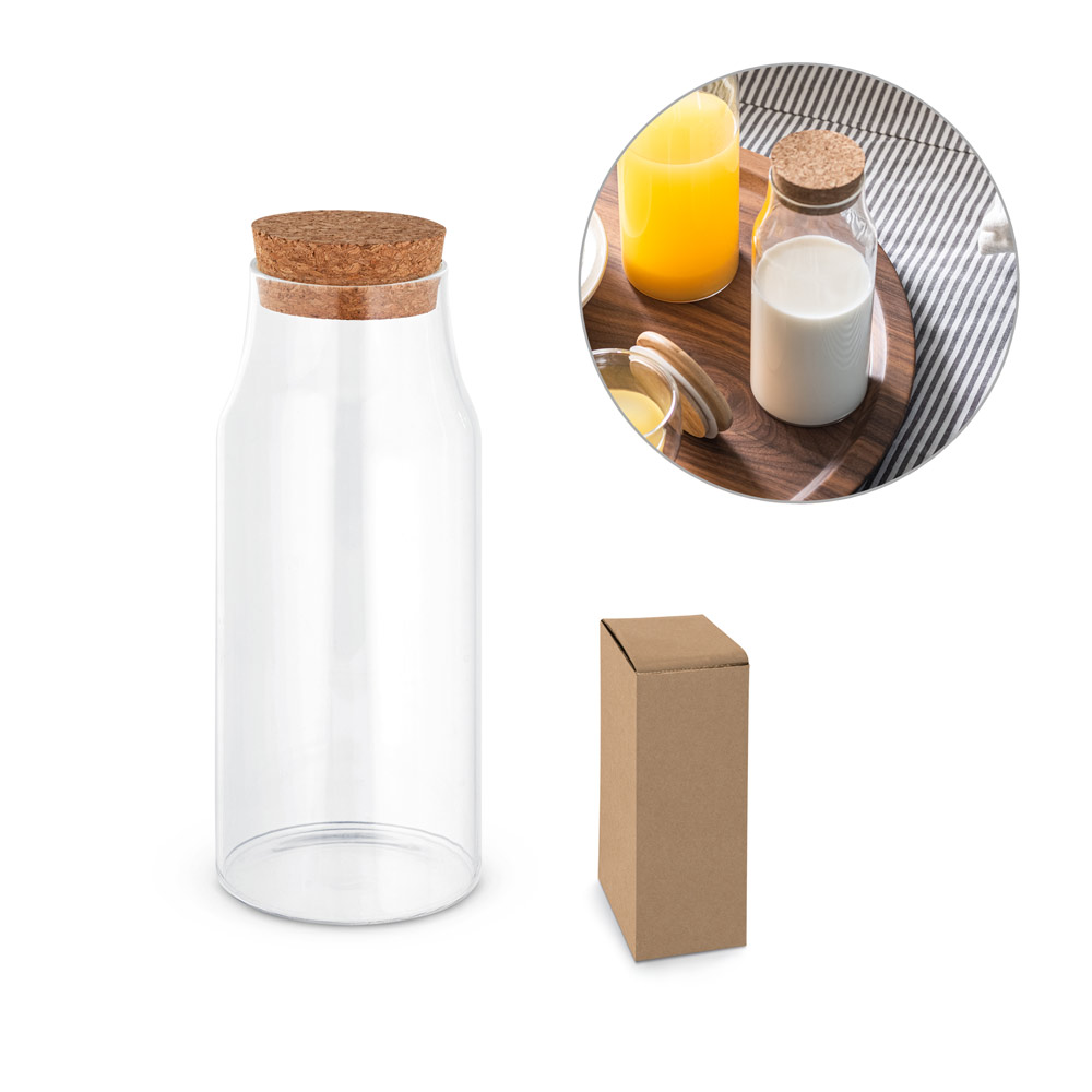 Botella de vidrio con tapón de corcho - Liphook - Bedmar y Garcíez