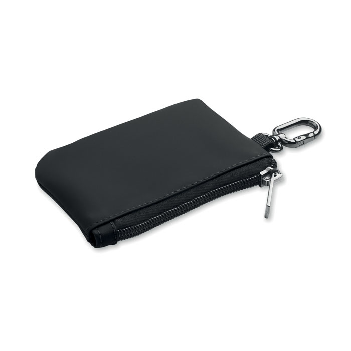 Estuche para llaves de PU con mosquetón