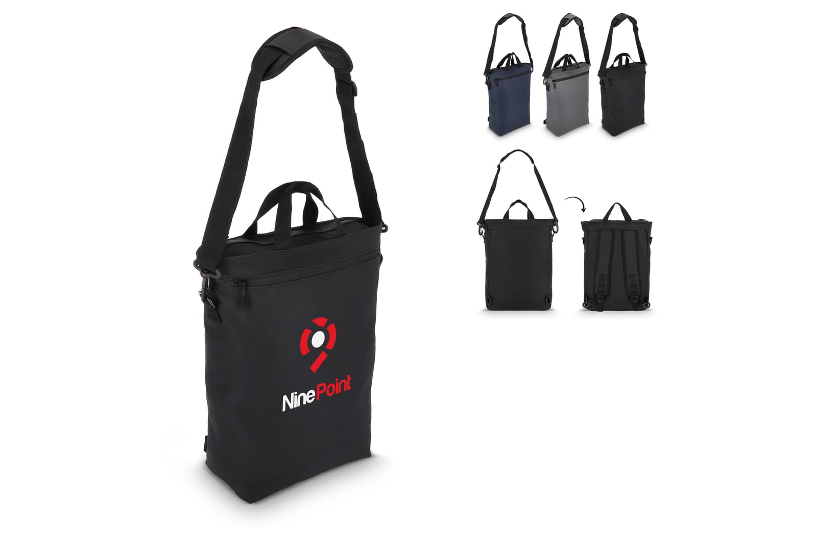 Mochila Convertible para Portátil de PU - Los Pozuelos de Calatrava
