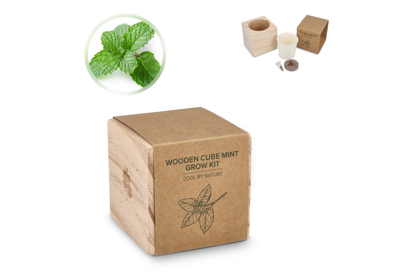Juego de jardineras de madera FSC – Menta