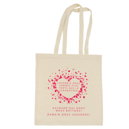 Bolsa de Color Natural 100% Algodón con Asas Largas - Valfarta