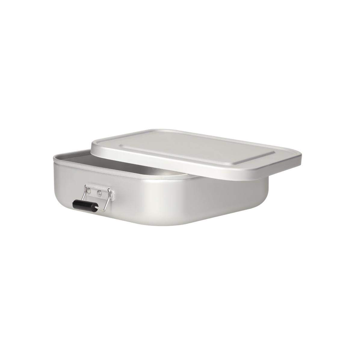 Caja de Snack Cuadrada de Aluminio con Cierres de Presión - Elvillar