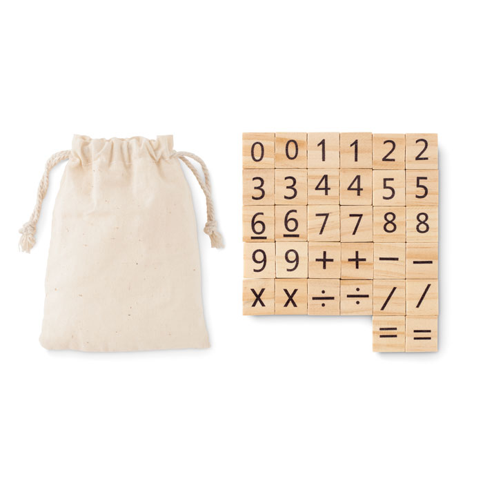 Set de Juego Educativo de Conteo en Madera - Arriate