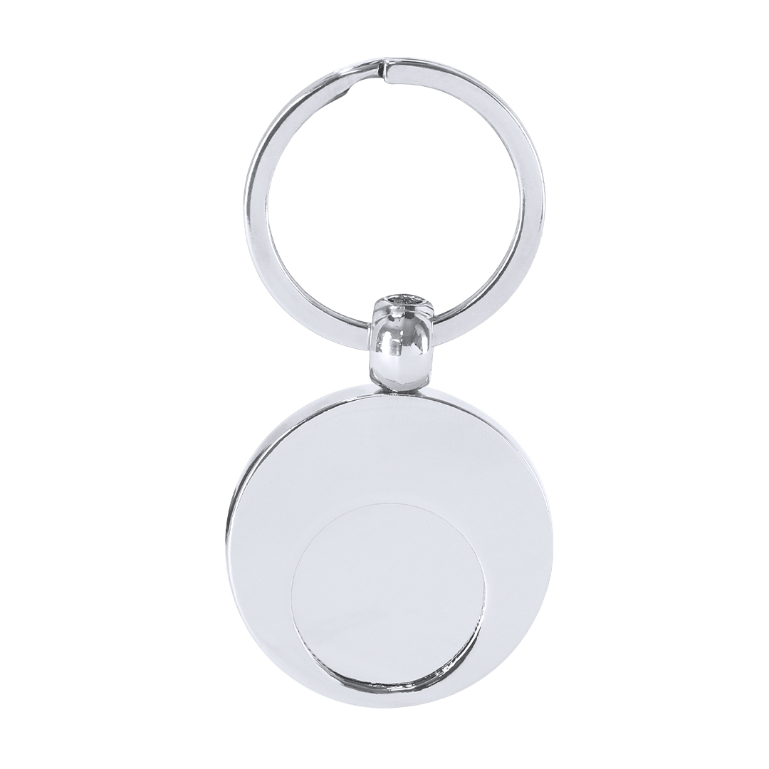 Moneda Llave Elegante - Alcaudete impreso con logotipo