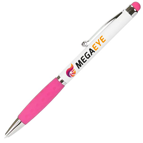 Bolígrafo de giro bicolor con clip metálico - Utrera