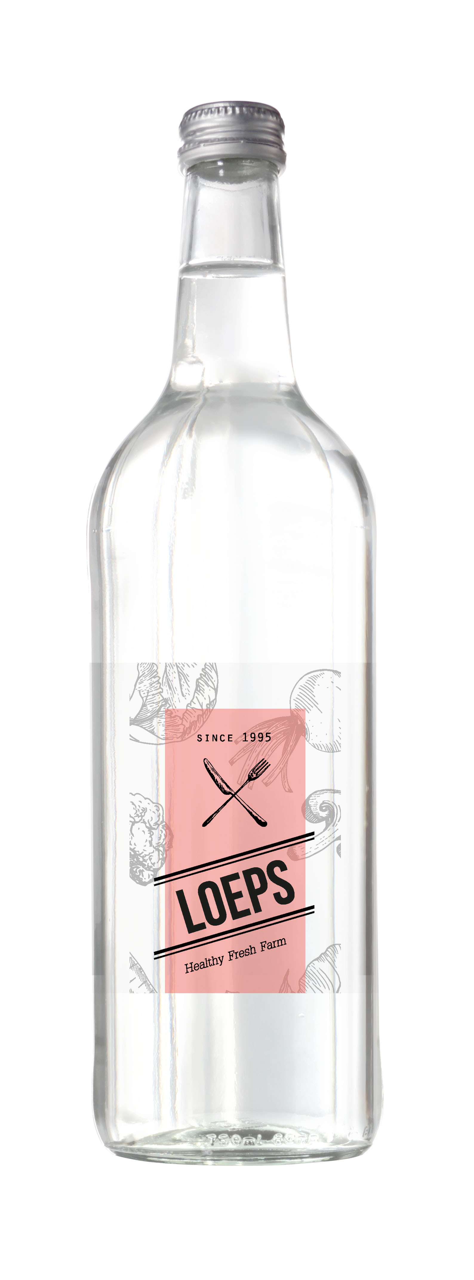 Botella de Agua de Cristal de Primavera 330ml - Aldwincle - Algatocín