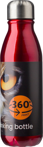 Botella de Beber de Aluminio de 500 ml con Tapa de Acero Inoxidable - Zarzosa