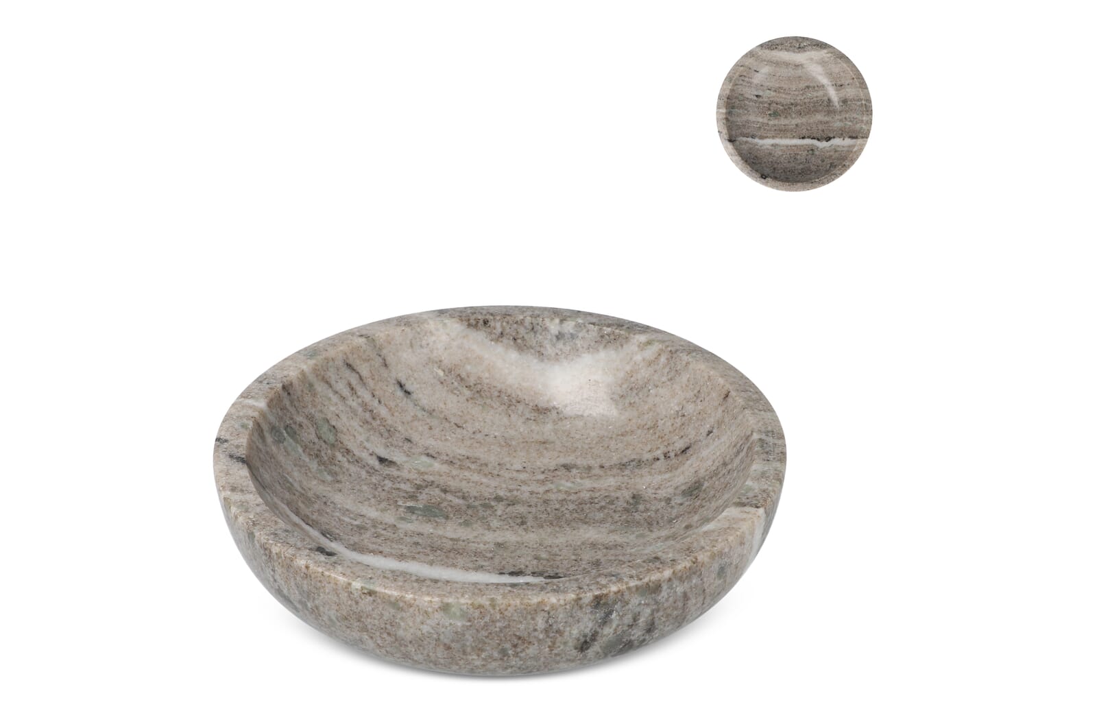 Cuenco Marmol Travertino Elegancia - Uruñuela