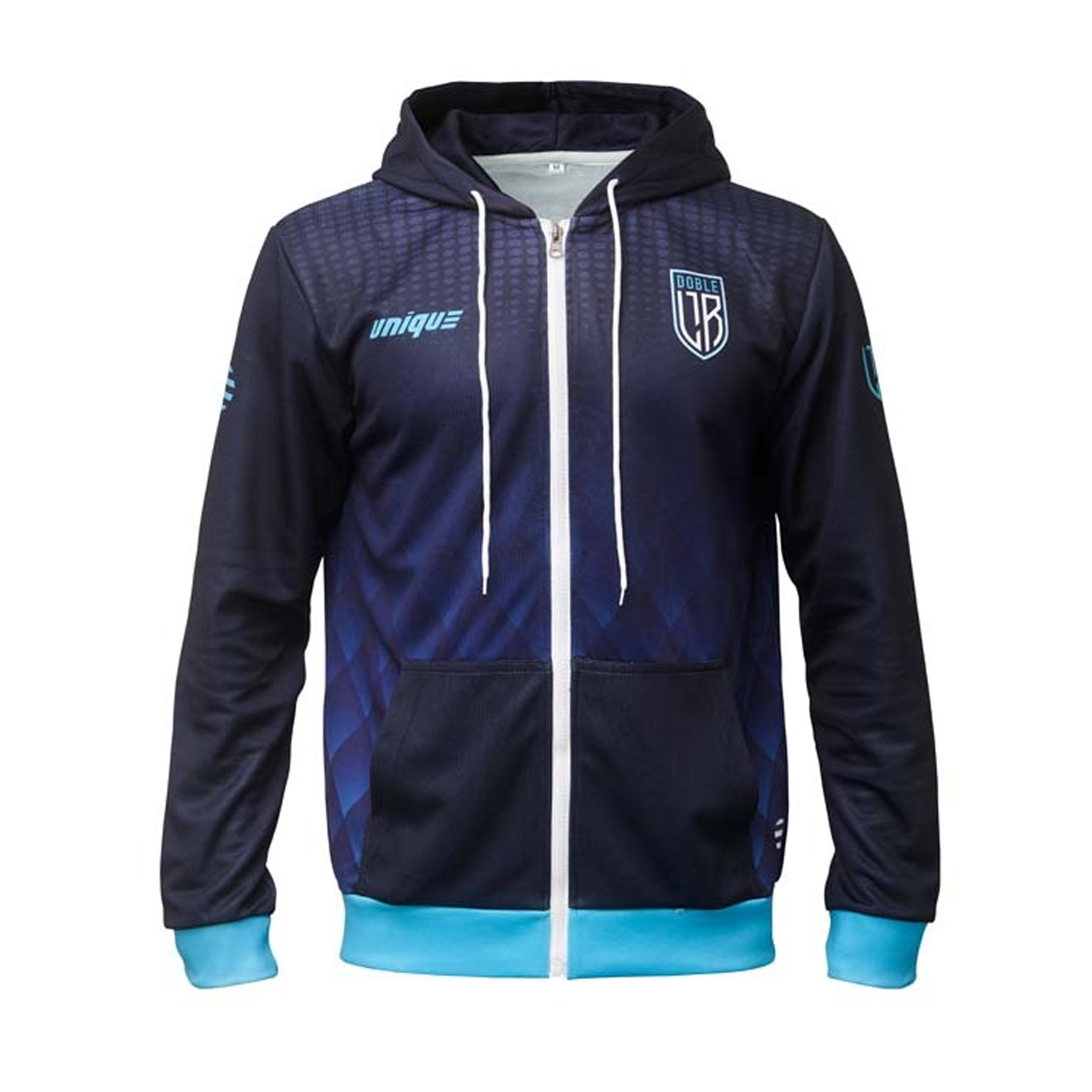 Sudadera con cremallera y diseño sublimado - Centelles impreso con logotipo