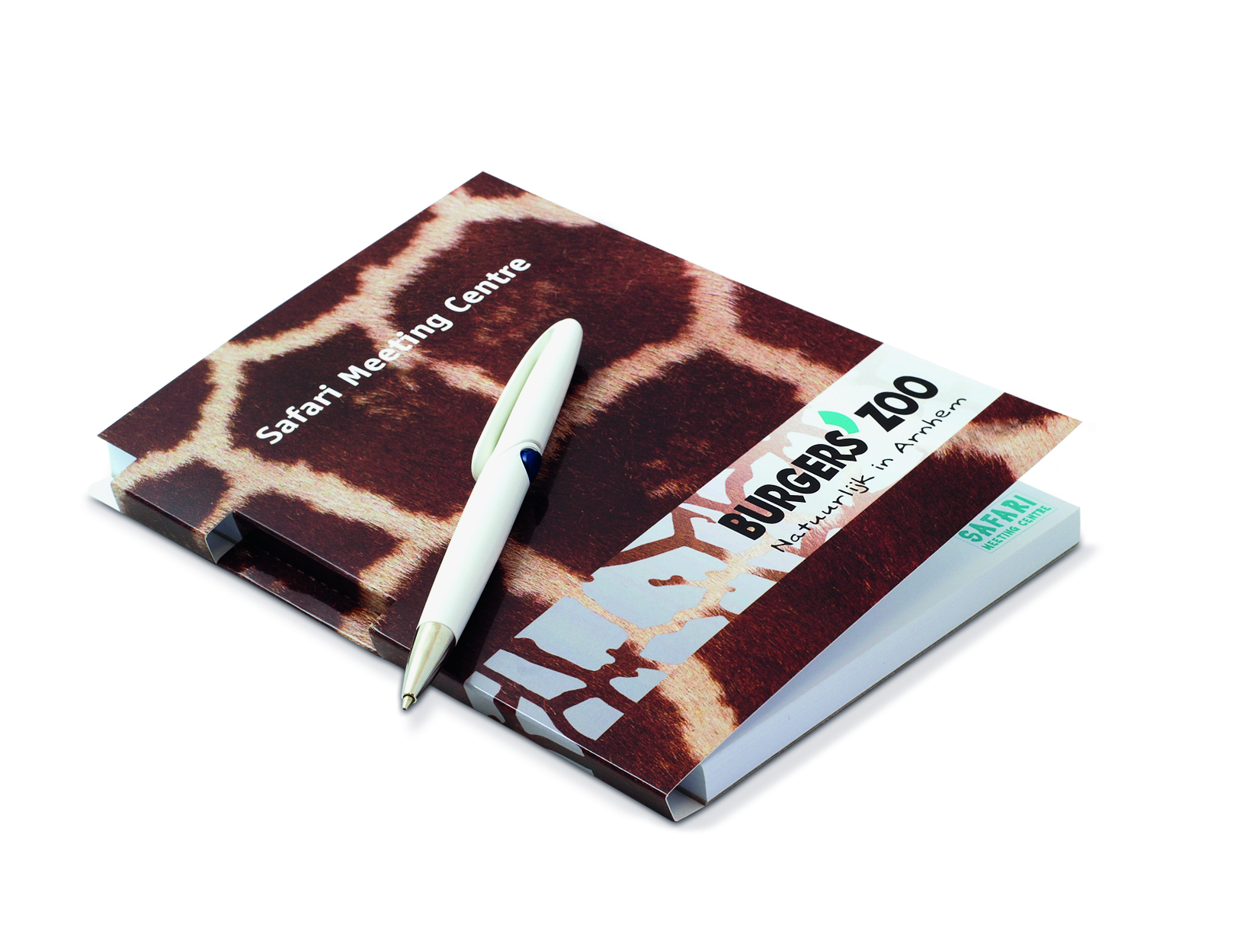 Bloc de notas con ranura para bolígrafo - Casariche