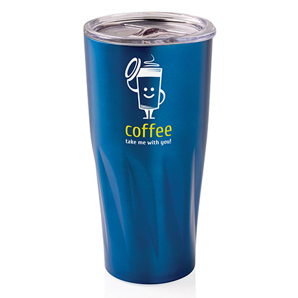 Vaso térmico de doble pared de acero inoxidable con aislamiento de cobre - Siles