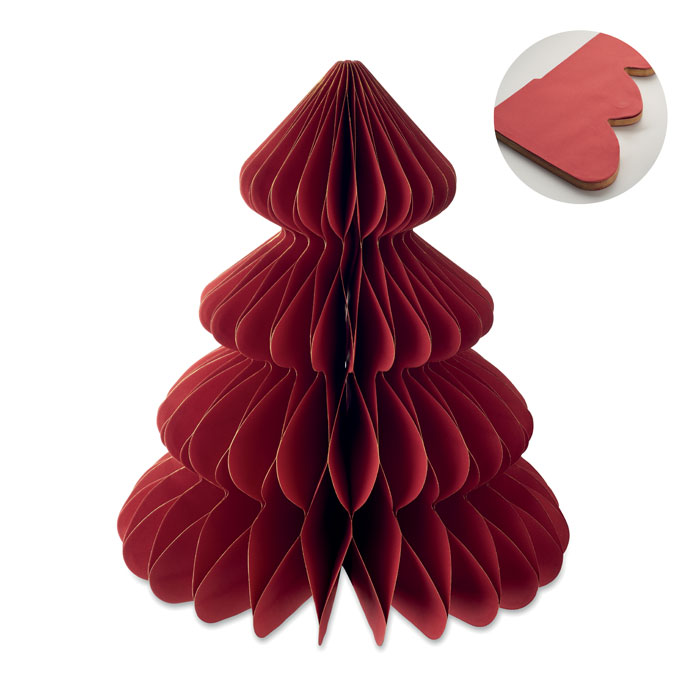 Árbol Navideño de Papel Plegable - Trazo