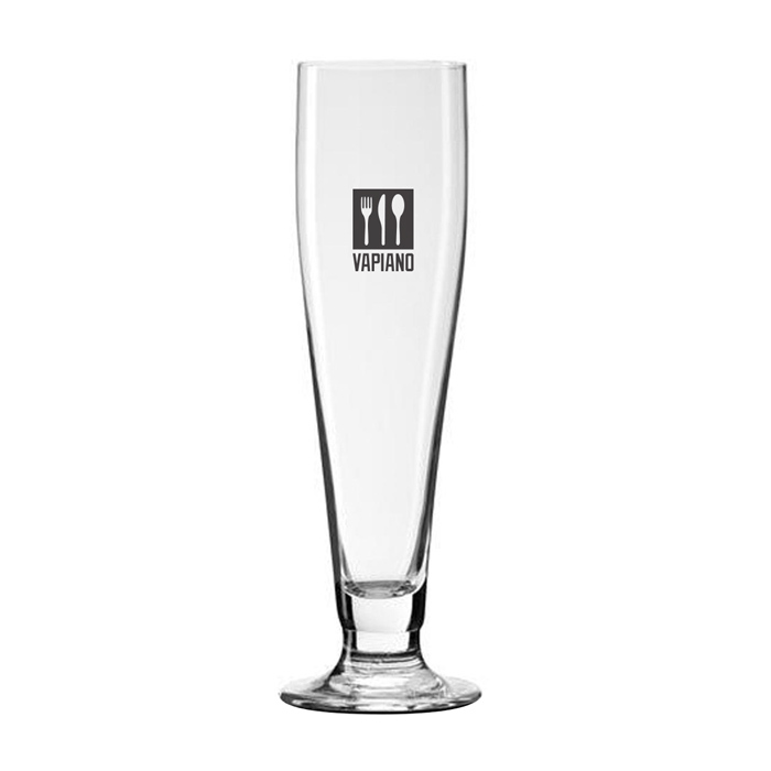 Verre à bière blanche personnalisé classique 300ml - Isac