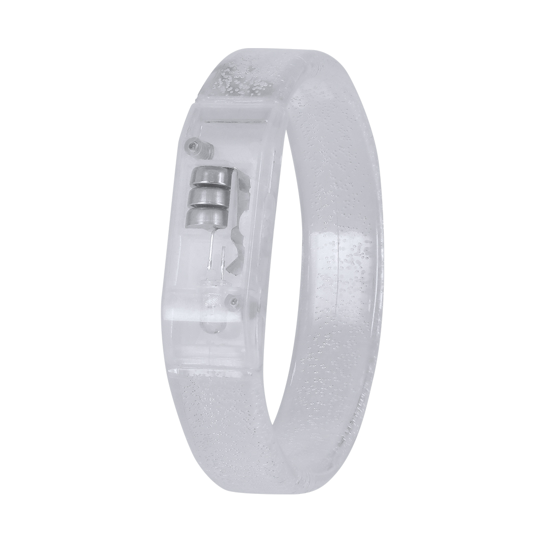 Pulsera Brillante Luminoso - San Nicolás del Puerto impreso con logotipo