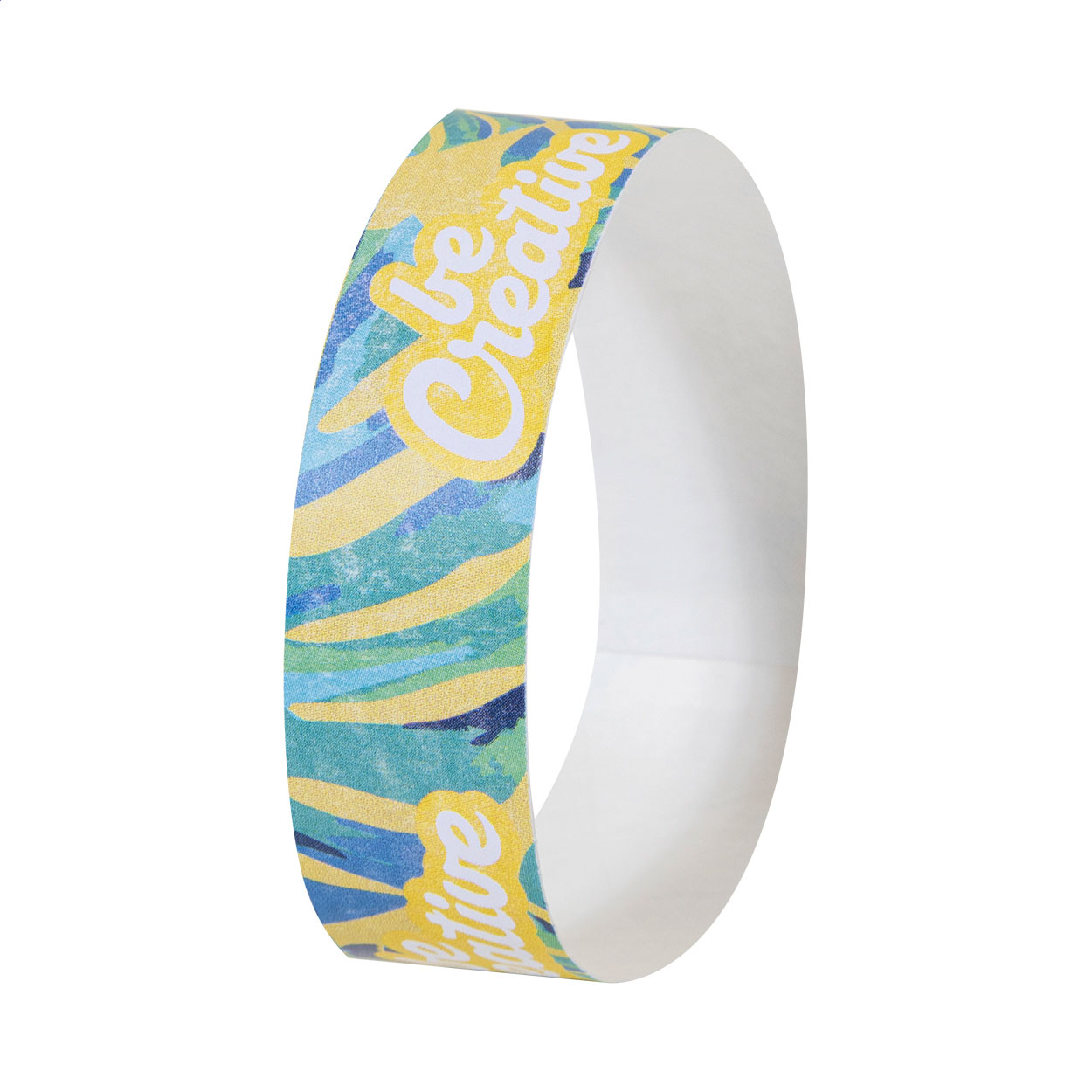 Pulseras Creativas Tyvek Personalizadas - Benisaket impreso con logotipo