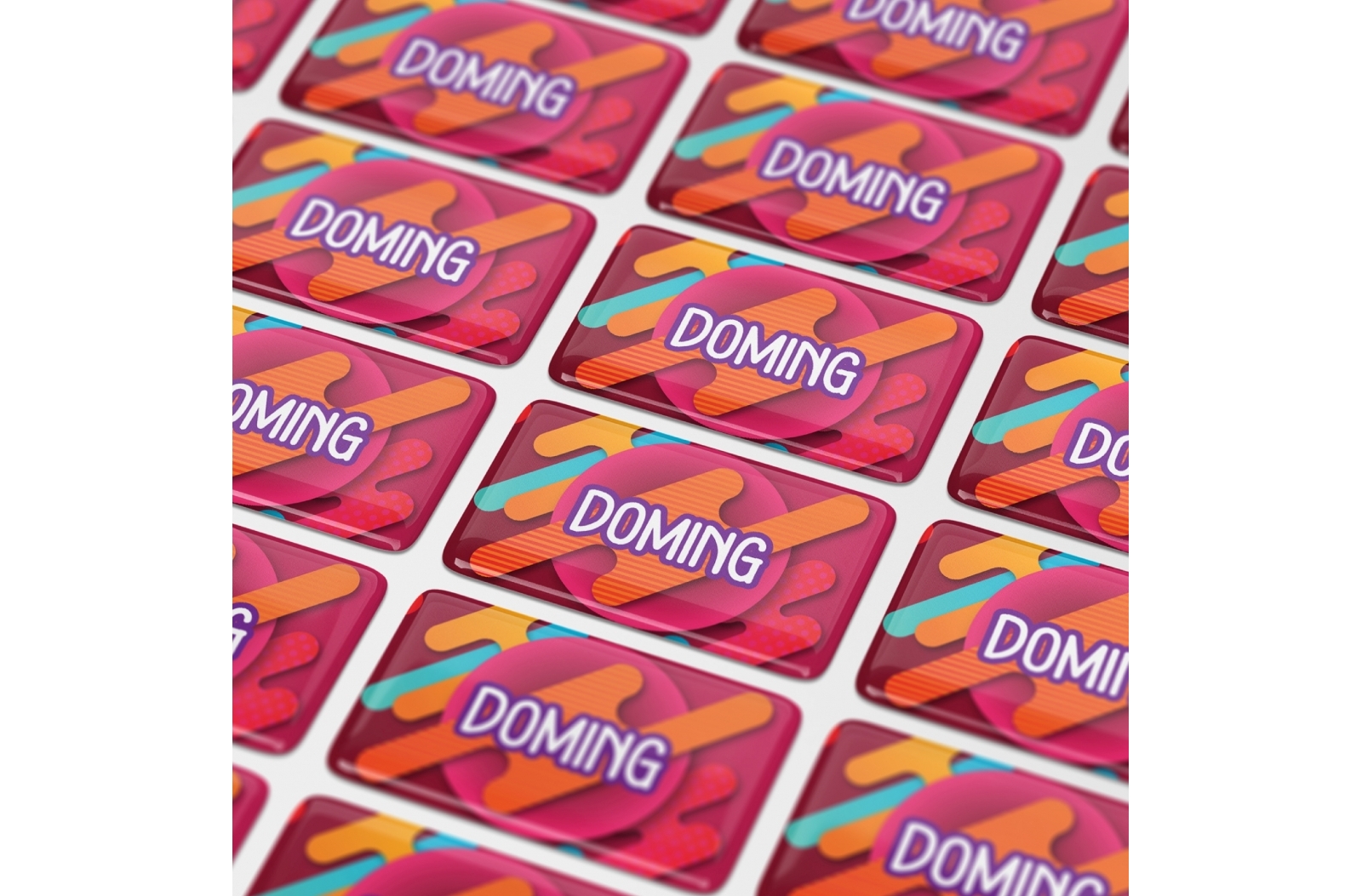 Doming Rectangle 60x25 mm