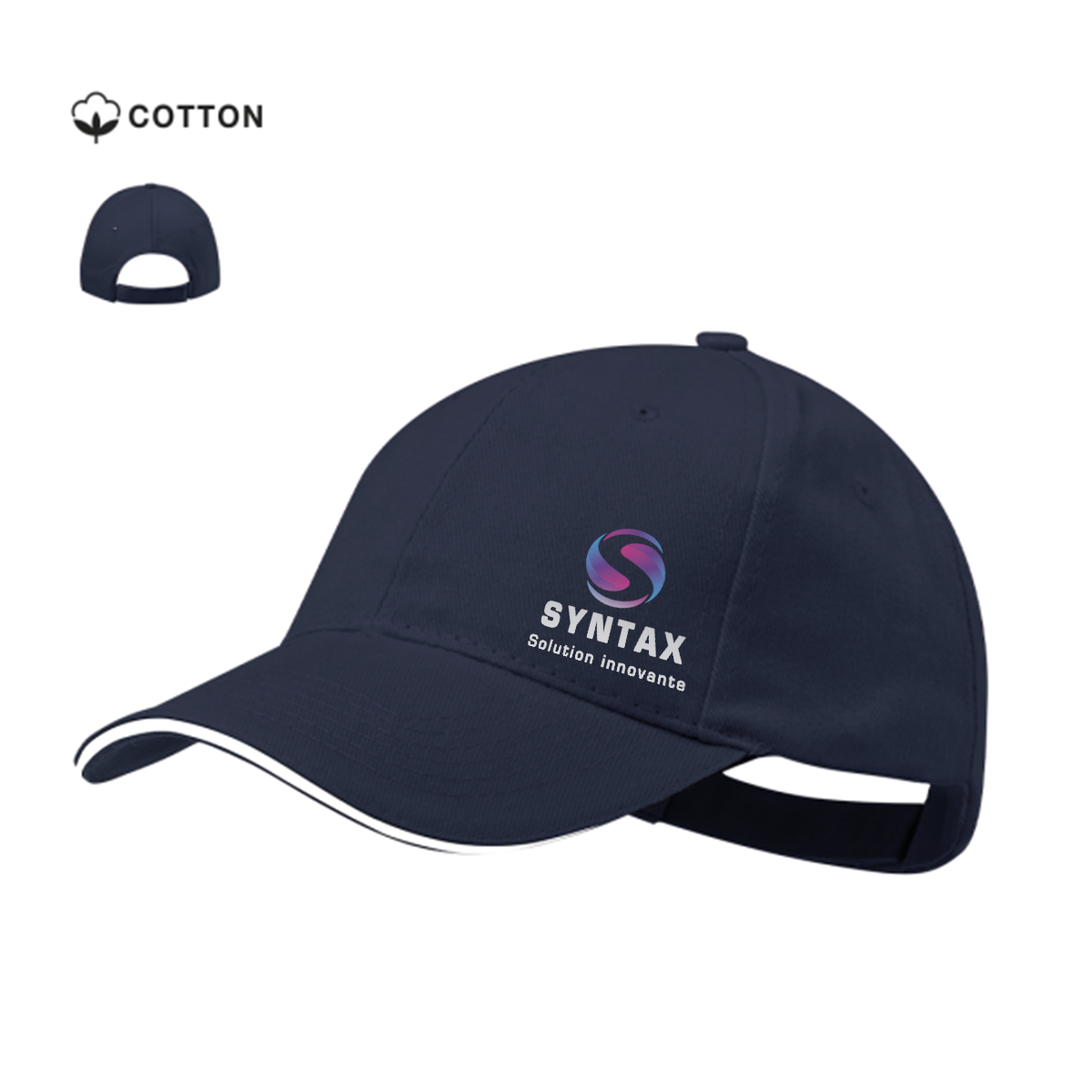 Gorra de 6 paneles BrightTone - Cottingley - Fisterra