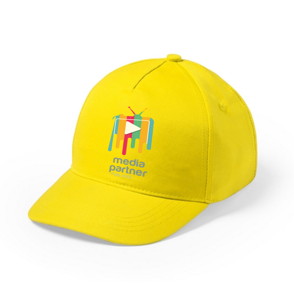 Gorra de 5 paneles de poliéster de microfibra - Palomeque